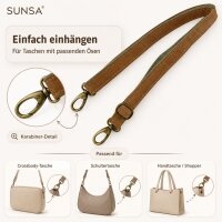 Sunsa Damen Taschengriffe Taschenhenkel Schulterriemen Riemen Schultergurt Henkel, lang