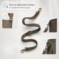 Sunsa Damen Taschengriffe Taschenhenkel Schulterriemen Riemen Schultergurt Henkel, lang