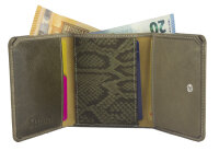 Sunsa Creations "Lilly" echt Leder Damen Geldbörse Portemonnaie Brieftasche klein Geldbeutel
