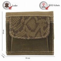 Sunsa Creations "Lilly" echt Leder Damen Geldbörse Portemonnaie Brieftasche klein Geldbeutel