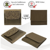 Sunsa Creations "Lilly" echt Leder Damen Geldbörse Portemonnaie Brieftasche klein Geldbeutel