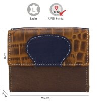Sunsa Creations "Elsa" echt Leder Geldbörse Portemonnaie Brieftasche klein Geldbeutel
