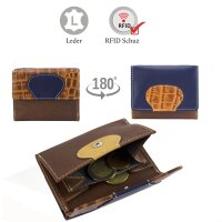 Sunsa Creations "Elsa" echt Leder Geldbörse Portemonnaie Brieftasche klein Geldbeutel