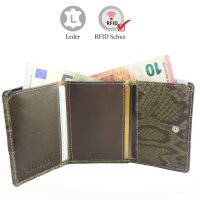 Sunsa Creations "Elsa" echt Leder Geldbörse Portemonnaie Brieftasche klein Geldbeutel