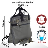 Sunsa Creation "Laptop" Ledertasche 15,6 Zoll. Damen Laptop Businesstasche aus Leder