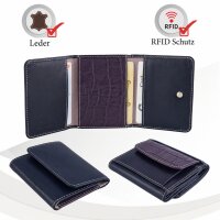 Sunsa Creations "Lilly" echt Leder Damen Geldbörse Portemonnaie Brieftasche klein Geldbeutel