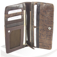 Sunsa Creations "Max" Leder Geldbörse Portemonnaie Brieftasche groß