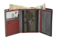 Sunsa Creations "Miki" Leder Geldbörse Portemonnaie Brieftasche klein