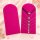 7er Kettenhalter Kettendisplay aus Samt in Pink für Halsketten Ketten Armband