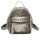 Sunsa Tasche Rucksack Schultertasche Leder Canvas taupe