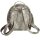 Sunsa Tasche Rucksack Schultertasche Leder Canvas taupe