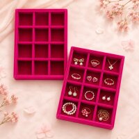 Schmuckbox Schmuckkästchen Aufbewahrungsbox für...