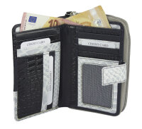 Sunsa Creations "Din" Leder Geldbörse. Portemonnaie aus Leder.XL Brieftasche