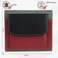 Sunsa Creations "Lilly" echt Leder Damen Geldbörse Portemonnaie Brieftasche klein Geldbeutel