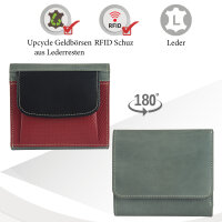 Sunsa Creations "Lilly" echt Leder Damen Geldbörse Portemonnaie Brieftasche klein Geldbeutel