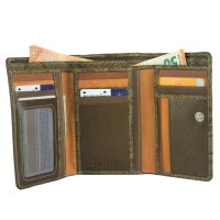 Sunsa Creations "Eva" echt Leder Damen Geldbörse Portemonnaie Brieftasche großer Geldbeutel
