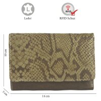 Sunsa Creations "Eva" echt Leder Damen Geldbörse Portemonnaie Brieftasche großer Geldbeutel