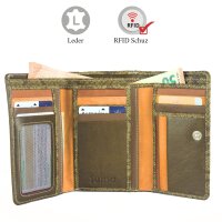 Sunsa Creations "Eva" echt Leder Damen Geldbörse Portemonnaie Brieftasche großer Geldbeutel