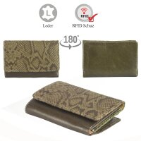 Sunsa Creations "Eva" echt Leder Damen Geldbörse Portemonnaie Brieftasche großer Geldbeutel