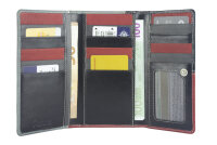 Sunsa Creations "Dora" leather wallet purse colorful small woman billfold colorful