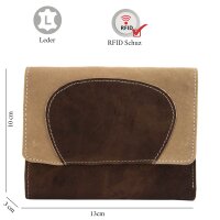 Sunsa Creations "Gabi" echt Leder Damen Geldbörse Portemonnaie Brieftasche großer Geldbeutel