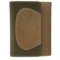 Sunsa Creations "Gabi" echt Leder Damen Geldbörse Portemonnaie Brieftasche großer Geldbeutel