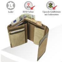Sunsa Creations "Gabi" echt Leder Damen Geldbörse Portemonnaie Brieftasche großer Geldbeutel