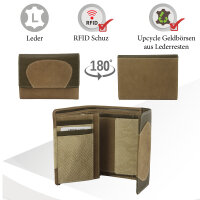 Sunsa Creations "Gabi" echt Leder Damen Geldbörse Portemonnaie Brieftasche großer Geldbeutel