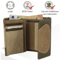 Sunsa Creations "Gabi" echt Leder Damen Geldbörse Portemonnaie Brieftasche großer Geldbeutel