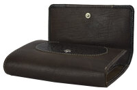 Sunsa Creations "Gabi" echt Leder Damen Geldbörse Portemonnaie Brieftasche großer Geldbeutel