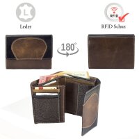 Sunsa Creations "Gabi" echt Leder Damen Geldbörse Portemonnaie Brieftasche großer Geldbeutel