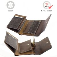 Sunsa Creations "Gabi" echt Leder Damen Geldbörse Portemonnaie Brieftasche großer Geldbeutel