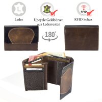 Sunsa Creations "Gabi" echt Leder Damen Geldbörse Portemonnaie Brieftasche großer Geldbeutel