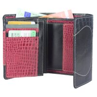 Sunsa Creations "Gabi" echt Leder Damen Geldbörse Portemonnaie Brieftasche großer Geldbeutel