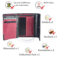 Sunsa Creations "Gabi" echt Leder Damen Geldbörse Portemonnaie Brieftasche großer Geldbeutel