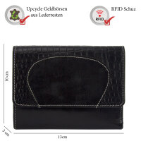 Sunsa Creations "Gabi" echt Leder Damen Geldbörse Portemonnaie Brieftasche großer Geldbeutel
