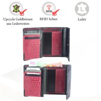 Sunsa Creations "Gabi" echt Leder Damen Geldbörse Portemonnaie Brieftasche großer Geldbeutel