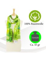 Sunsa Sommer Schal, Halstuch aus Baumwolle