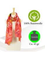 Sunsa Sommer Schal, Halstuch aus Baumwolle