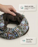 Sunsa Winter Schlauchschal,Loopschal Halstuch/ Schal aus Polyester