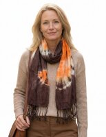 Sunsa Schal Batik Stil Damentuch Viskose Halstuch Damen Tuch Leichter Sommerschal