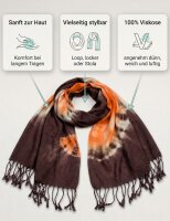 Sunsa Schal Batik Stil Damentuch Viskose Halstuch Damen Tuch Leichter Sommerschal