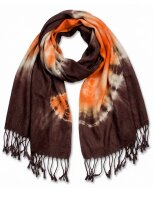Sunsa Schal Batik Stil Damentuch Viskose Halstuch Damen Tuch Leichter Sommerschal