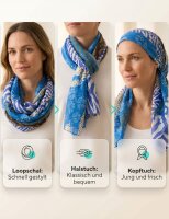 Sunsa Sommer Loop-Schal aus Baumwolle