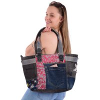 Sunsa Handtasche Damen Schultertasche Canvas Jeanstasche...