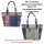 Sunsa Handtasche Damen Schultertasche Canvas Upcycling Jeanstasche große Shopper