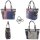 Sunsa Handtasche Damen Schultertasche Canvas Upcycling Jeanstasche große Shopper