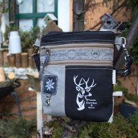 Domelo canvas bag shoulder bag shoulder bag black gray