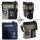 Domelo canvas bag shoulder bag shoulder bag black gray