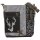Domelo canvas stonewashed shoulder bag crossbody black